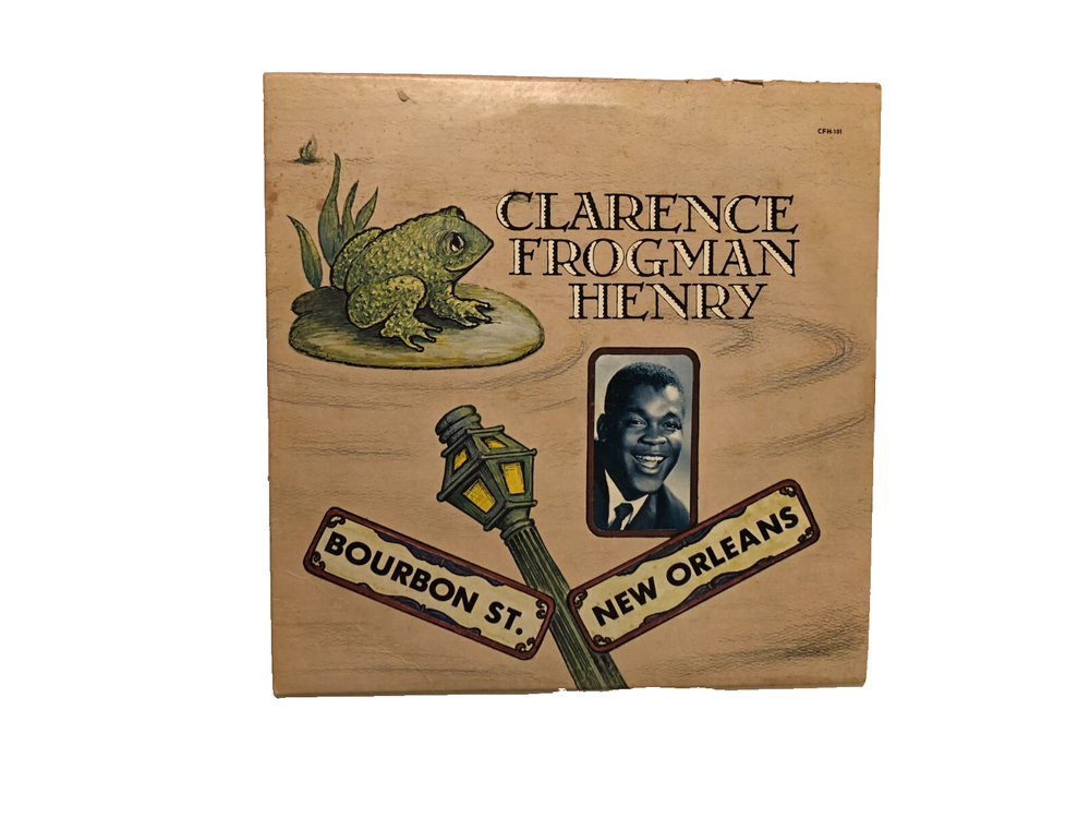 Signed Clarence Frogman Henry Bourbon CFH-101 Mono Records Vintage 1962 Vinyl VG