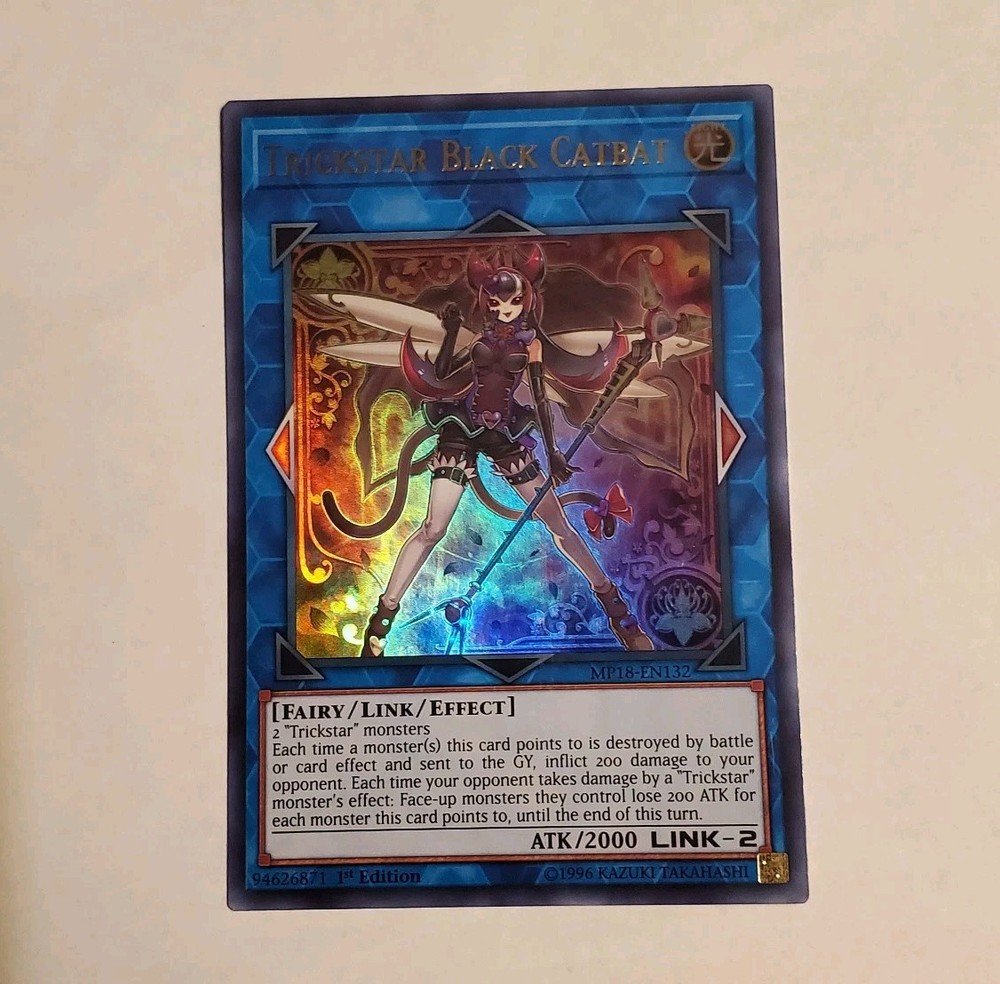 Trickstar Black Catbat Ultra Rare MP18-EN132 2018 Mega-Tins LP