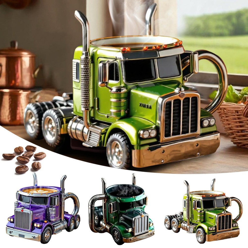 Dreaming Car Semi Truck Coffee Mugs: The Perfect Companion for Coffee Lovers