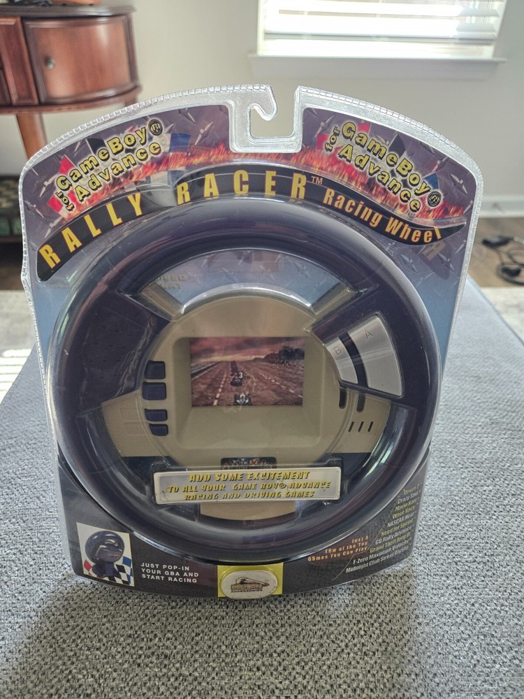 Pelican Rally Racer Racing Wheel Controller for Game Boy Advance GBA BRAND NEW