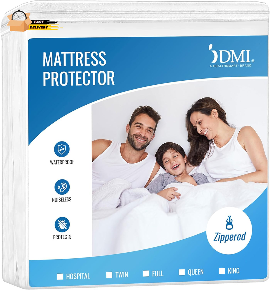 Waterproof Full Mattress Protector with Zippered Encasement for Ultimate Protection