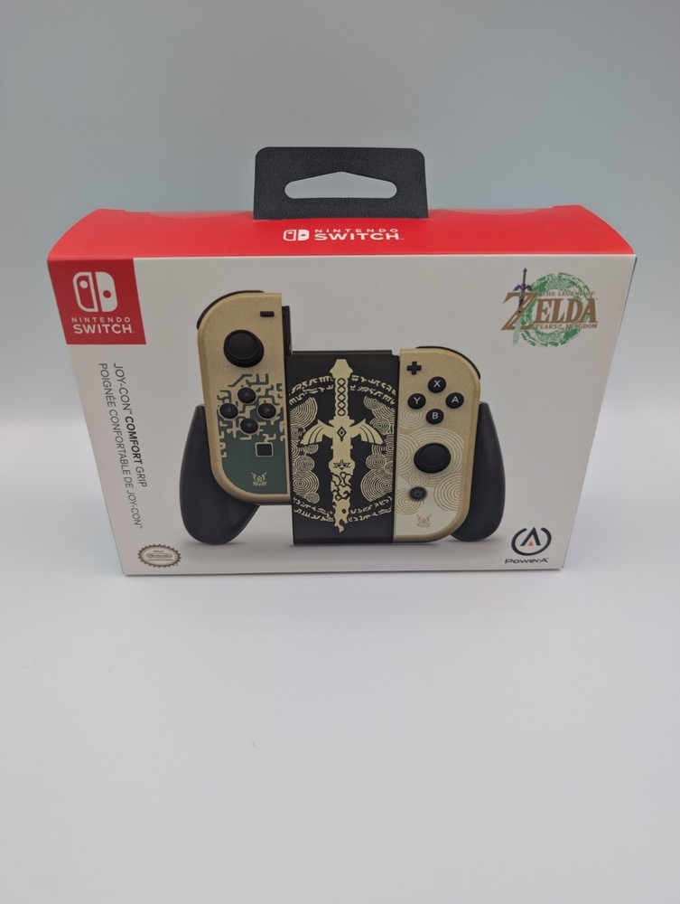 Nintendo Switch PowerA Zelda Decayed Master Sword Joy-Con Grip NWT