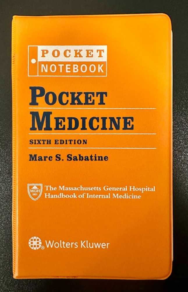 Pocket Medicine 6th Edition by Marc S. Sabatine (Pocket Notebook)