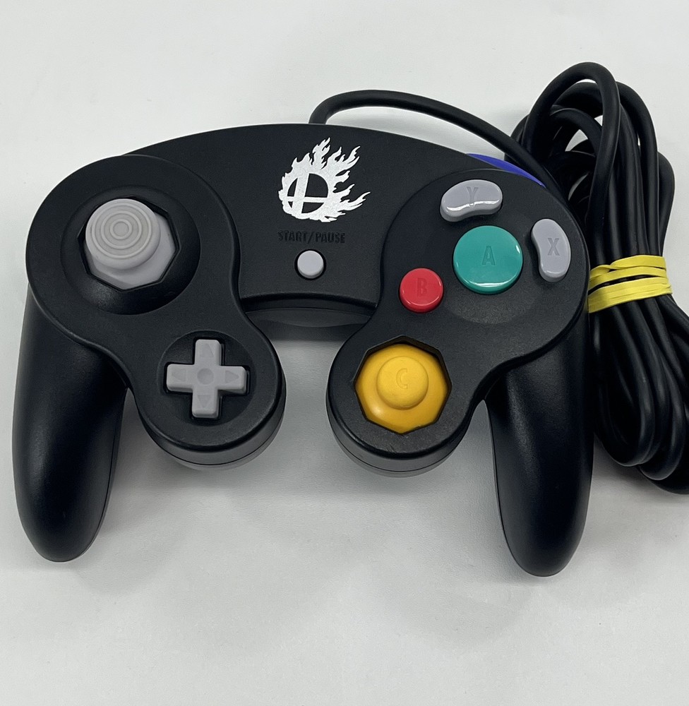 Nintendo GameCube Super Smash Bros Ultimate Edition Black Controller OEM DOL-003