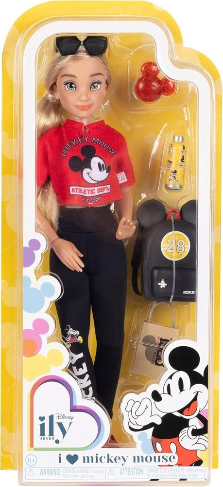 DISNEY ILY 4Ever I Love Mickey Mouse Articulated Doll & 10 Piece Outfit NEW