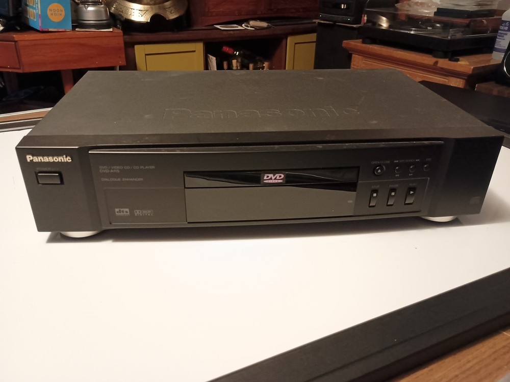 Panasonic DVD / CD Player A115 Good Working Condition RCA, S Video, Optical Pcm