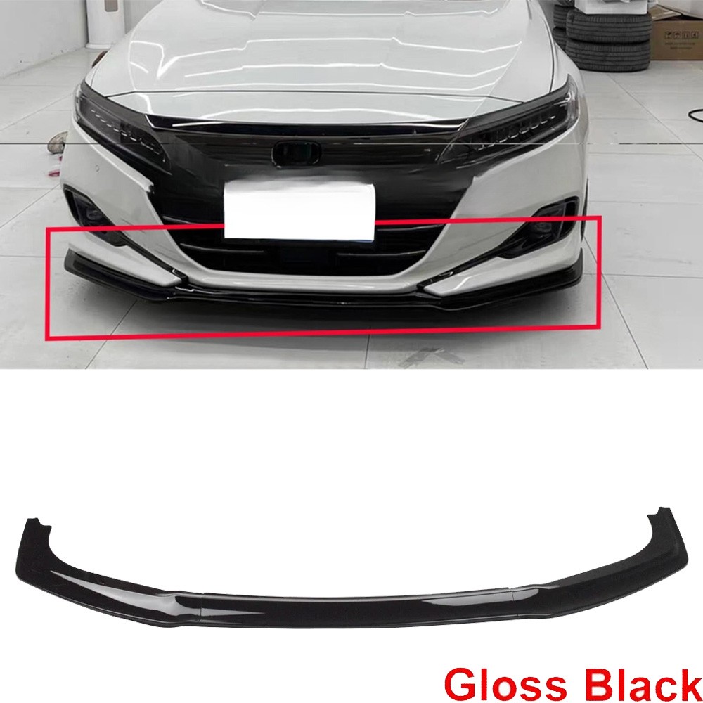 For Honda Civic Si & FK7 Hatchback 2017-2021 GR Style Front Bumper Lip Splitter