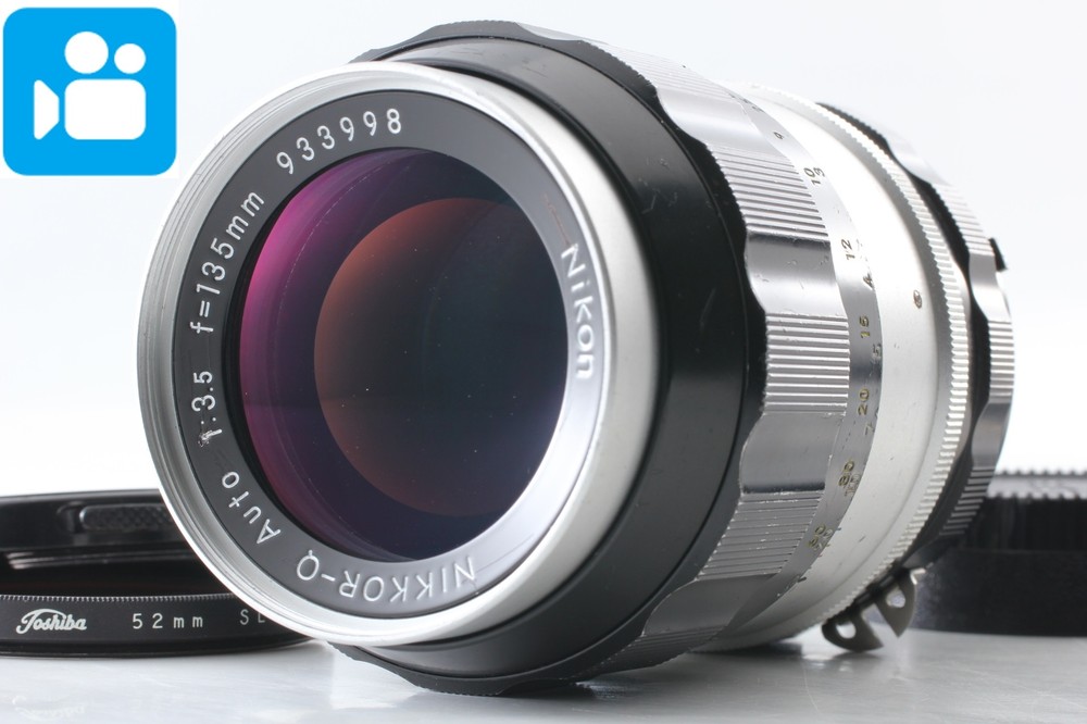 Nikon NIKKOR-Q 135mm F3.5 Lens Near MINT Japan Import