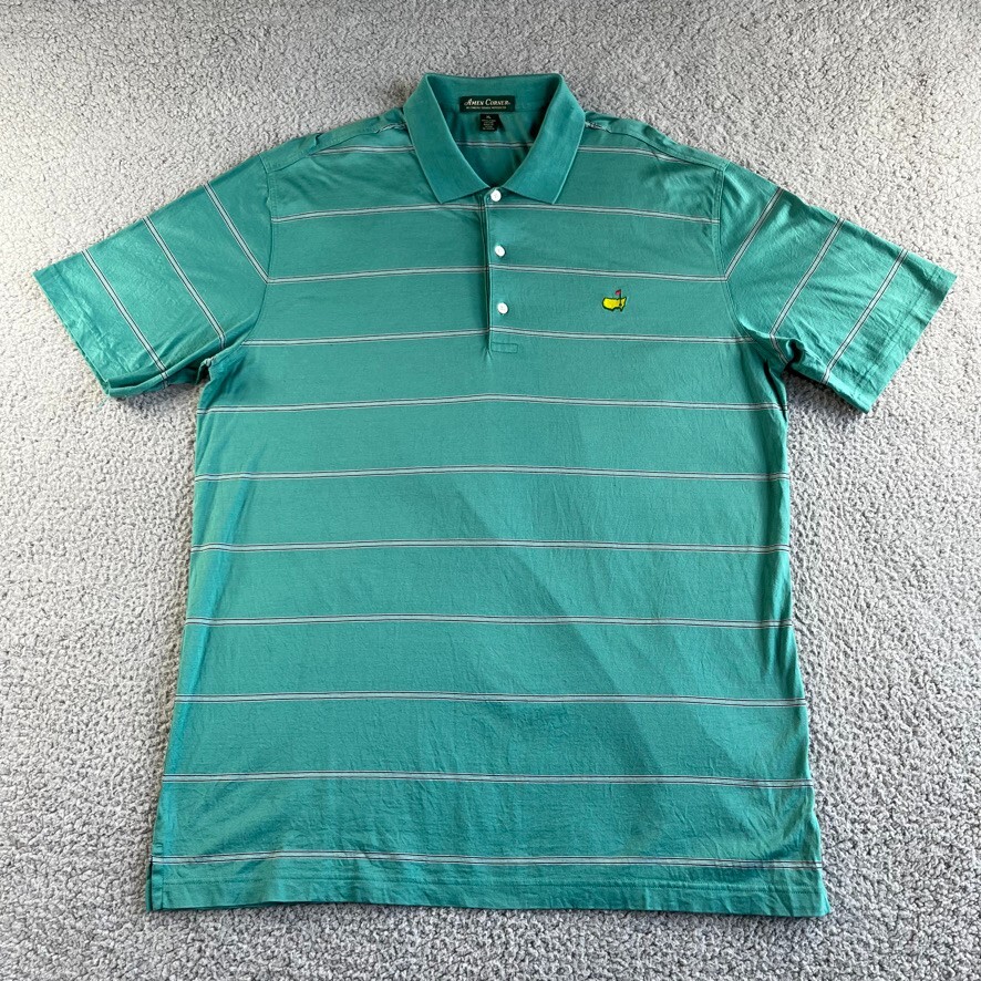 AMEN Corner Polo Masters Augusta National Golf Shirt Mens XL Green Pima Cotton