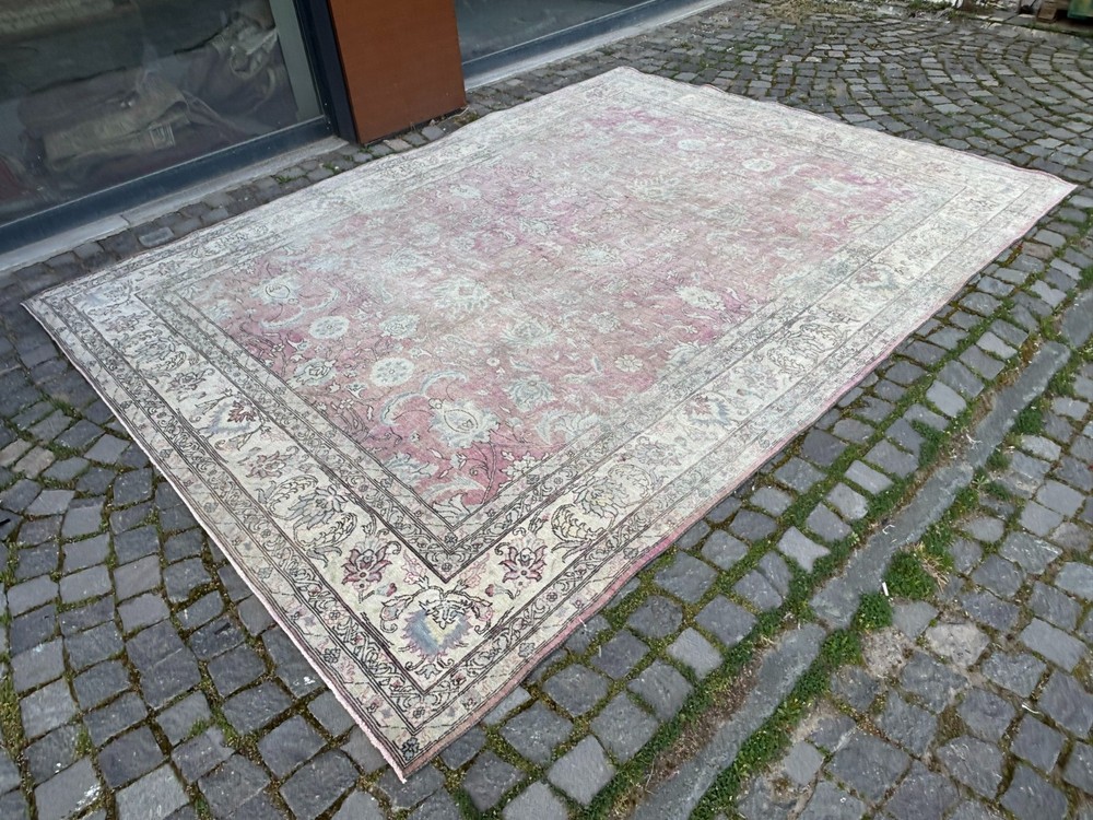 Large rug, Turkish rug, Wool rug, Vintage rug, Handmade rug | 7,8 x 10,6 ft