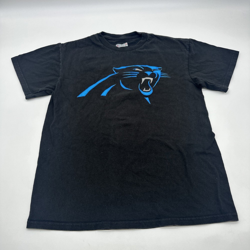 Carolina Panthers Team Apparel Men Medium Graphic Print Black ..#21464