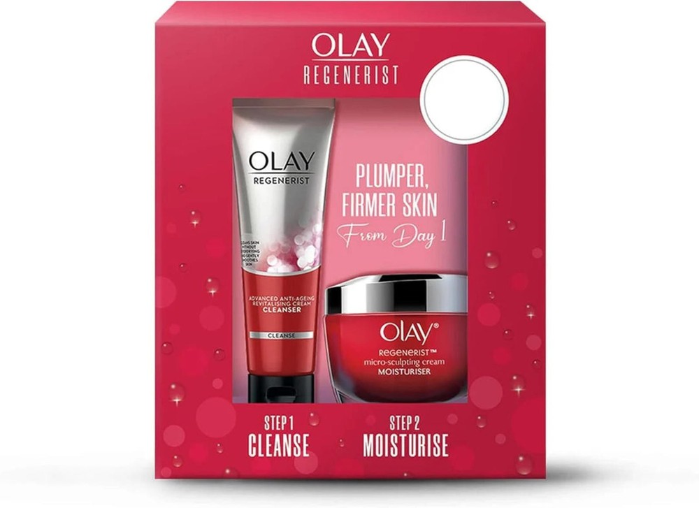 Olay Regenerist Micro-Sculpting Cream & Cleanser Skincare Set – New Sealed