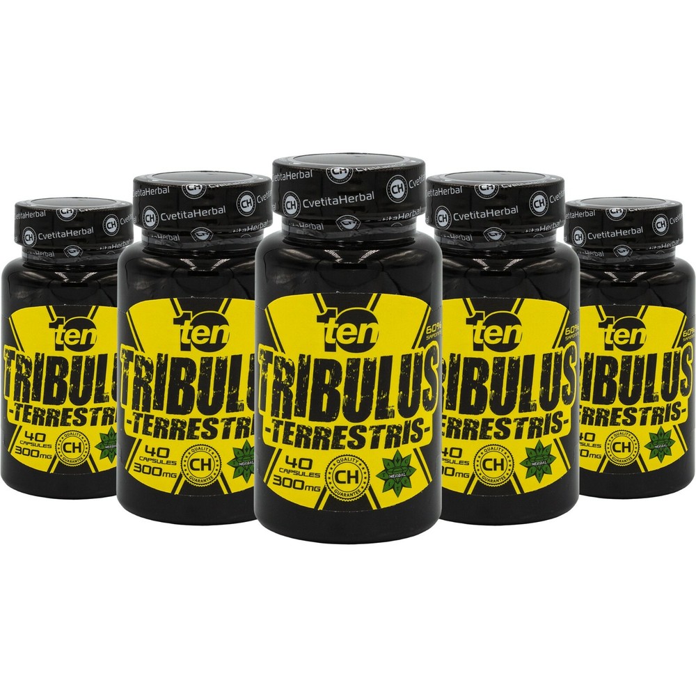 Tribulus terrestris Testosterone Booster Saponins Muscle growht Libido 5 x 40