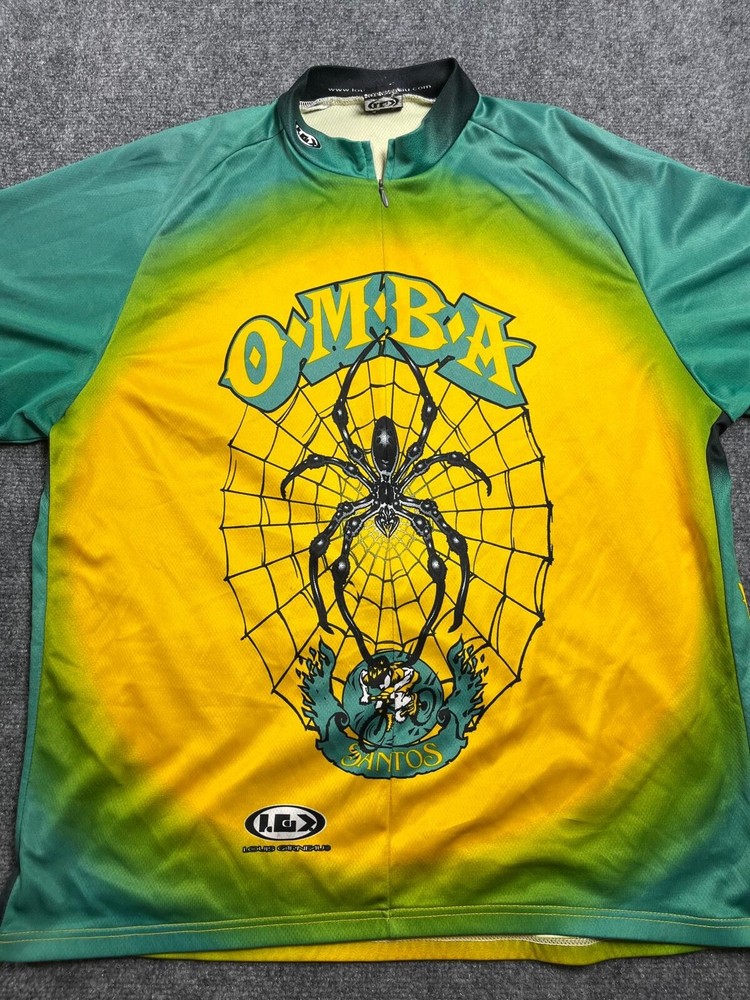 Louis Graneau Men’s Short Sleeve Cycling Jersey in Breathable Polyester L Size