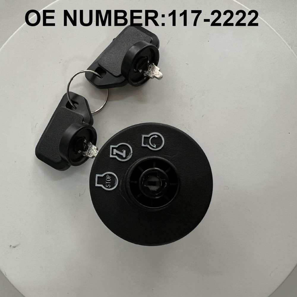 ExMark Toro 117-2222 Starter Ignition Key Switch with 2 Keys