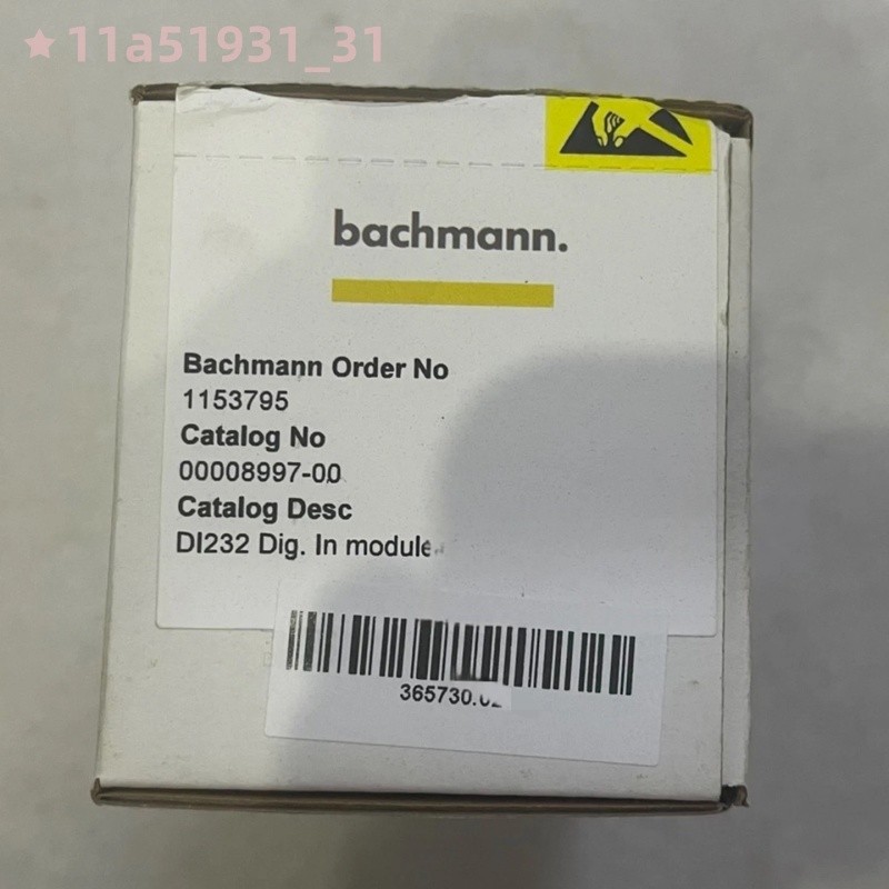 Brand new Bachmann DI232 Programmable Digital Input Module DI232