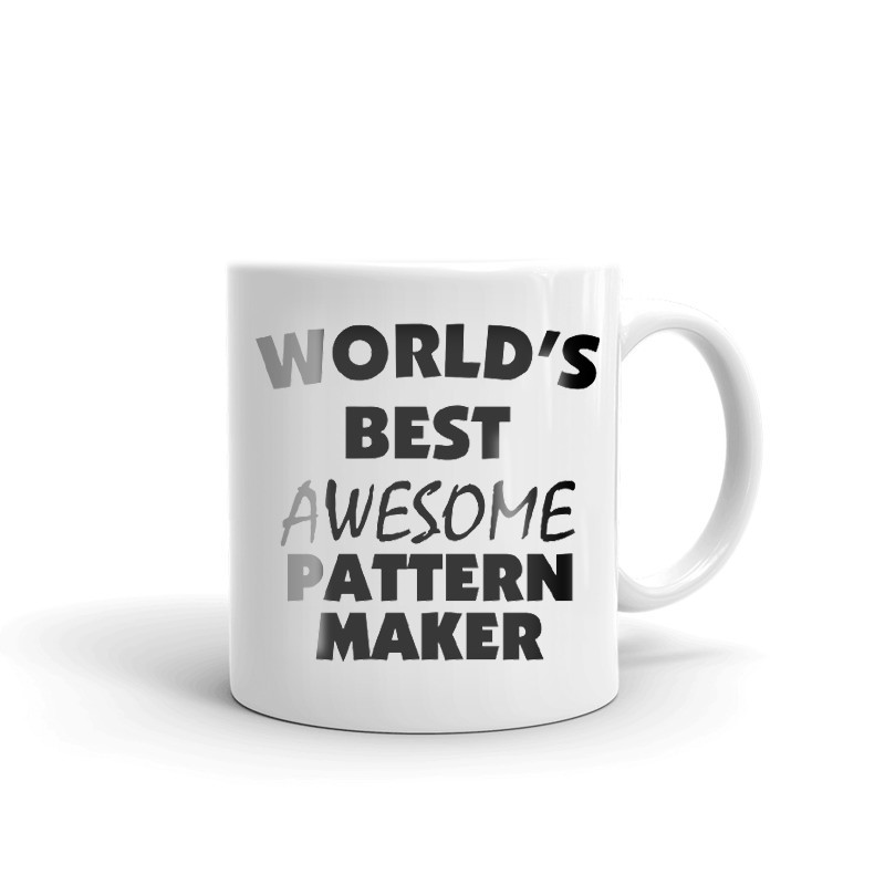 World's Best Awesome Pattern Maker Coffee Tea Ceramic Mug Office Work Cup Gift