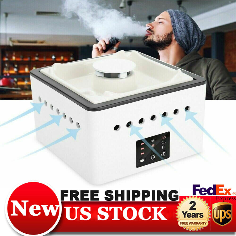 Home Smoke Grabber Filter Smokeless Ashtray Cigarette Odor Eliminator USB