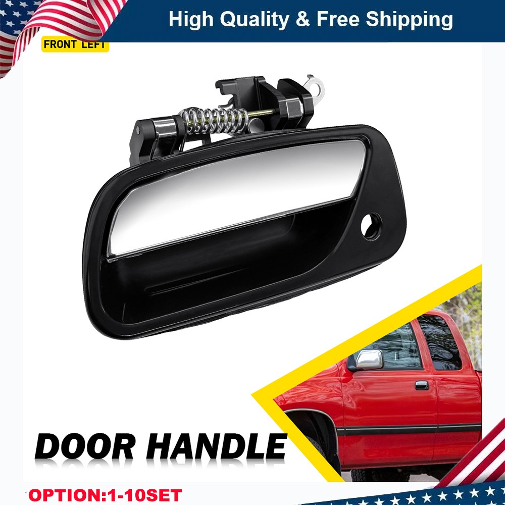 Exterior Outside Door Handle Front Left LH For 1993-98 T100 Pickup Truck Chrome