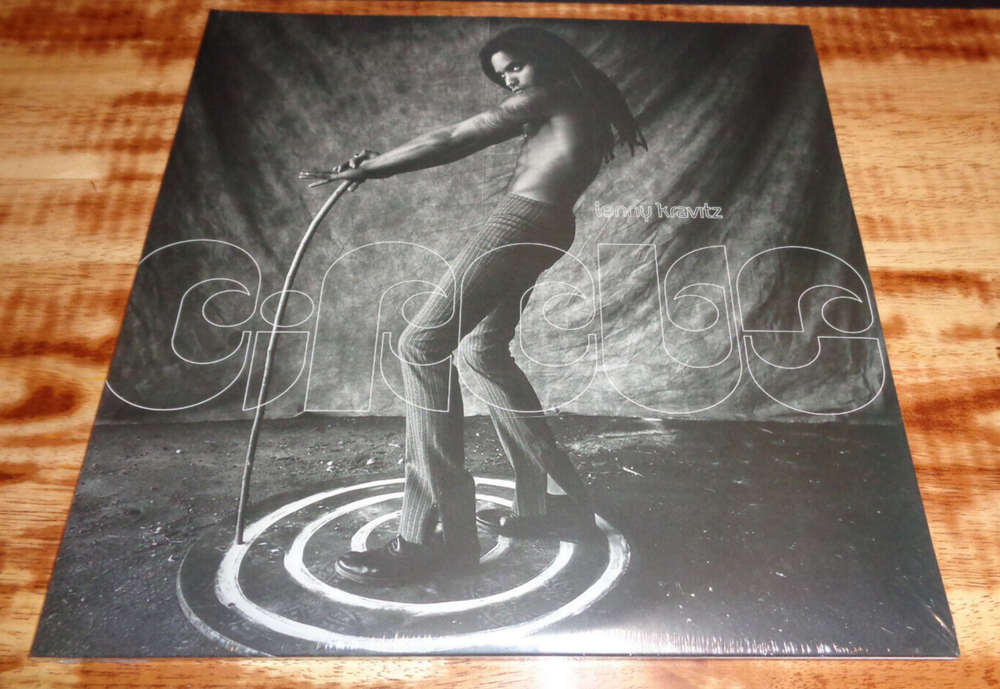 Lenny Kravitz Circus Vinyl Clear + Transparent Blue Split Color Limited Edition