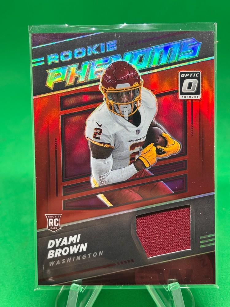 2021 Donruss Optic Rookie Phenoms Patch Dyami Brown Washington Commanders