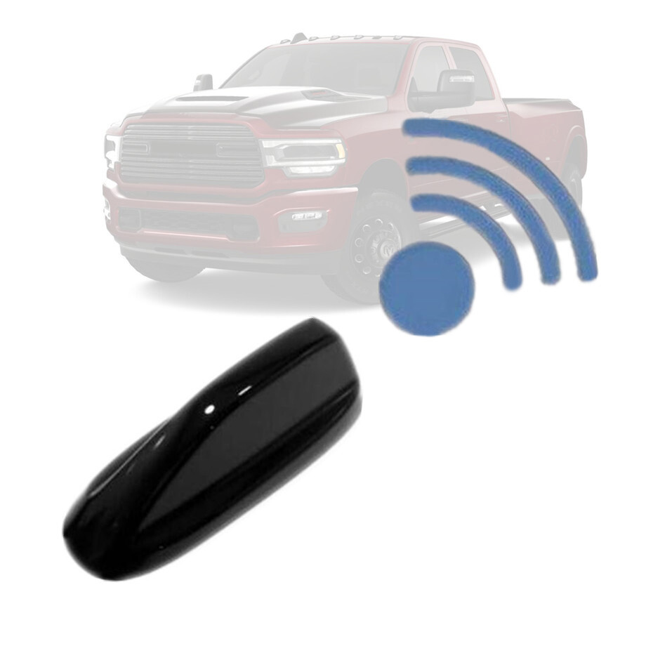For 19-24 Dodge Ram 3500/2500/1500 Black Roof Shark Fin Antenna Base Cover Trim