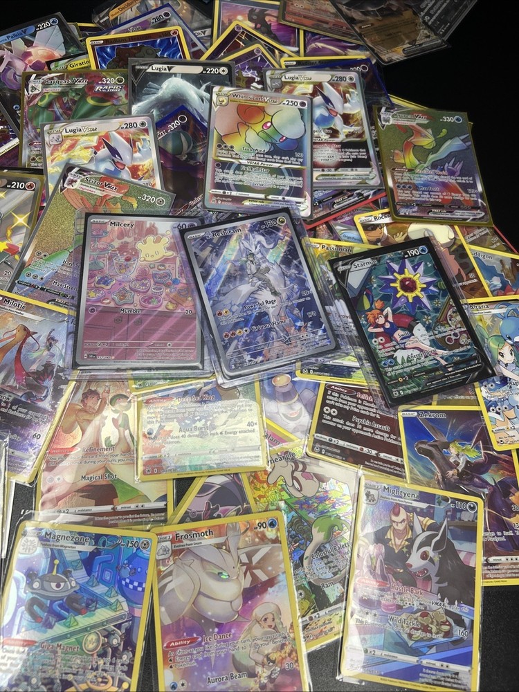 Ultra Rare Pokemon Bulk Lot - 10 Random EX V VMax VStar or FA Cards