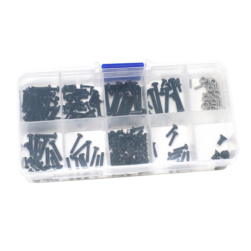 1Box Vairous Sizes Assorted Metal Screws Kit For Traxxas 1/18 TRX-4M RC Car