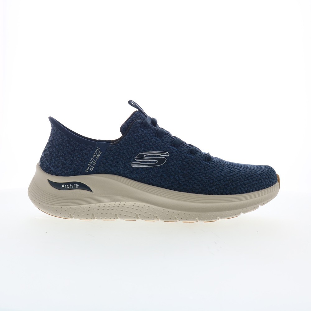 Skechers Arch Fit 2.0 - Look Ahead Mens Blue Lifestyle Sneakers Shoes