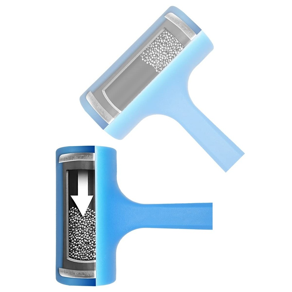 5-Pound Dead Blow Mallet with Steel Shot & Non-Marring Rubber Coating