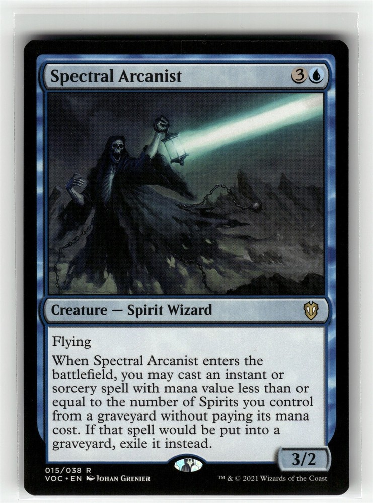 SPECTRAL ARCANIST Crimson Vow Commander #15 VOC(NM+)(MTG)