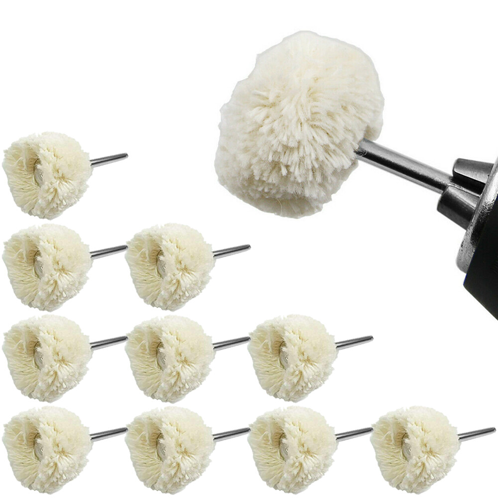 20Pc Wool Felt Buffing Pads for Dremel Rotary Tools