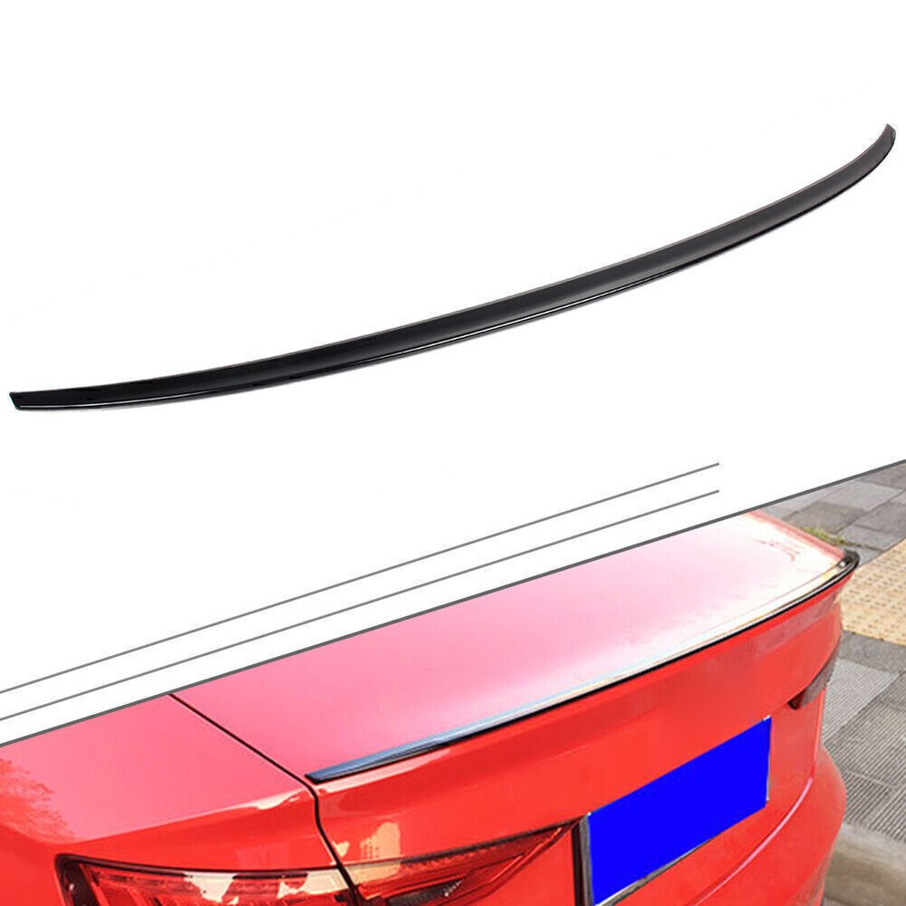 1PC Gloss Black ABS Trunk Spoiler for 2014-2019 Audi A3 Sedan