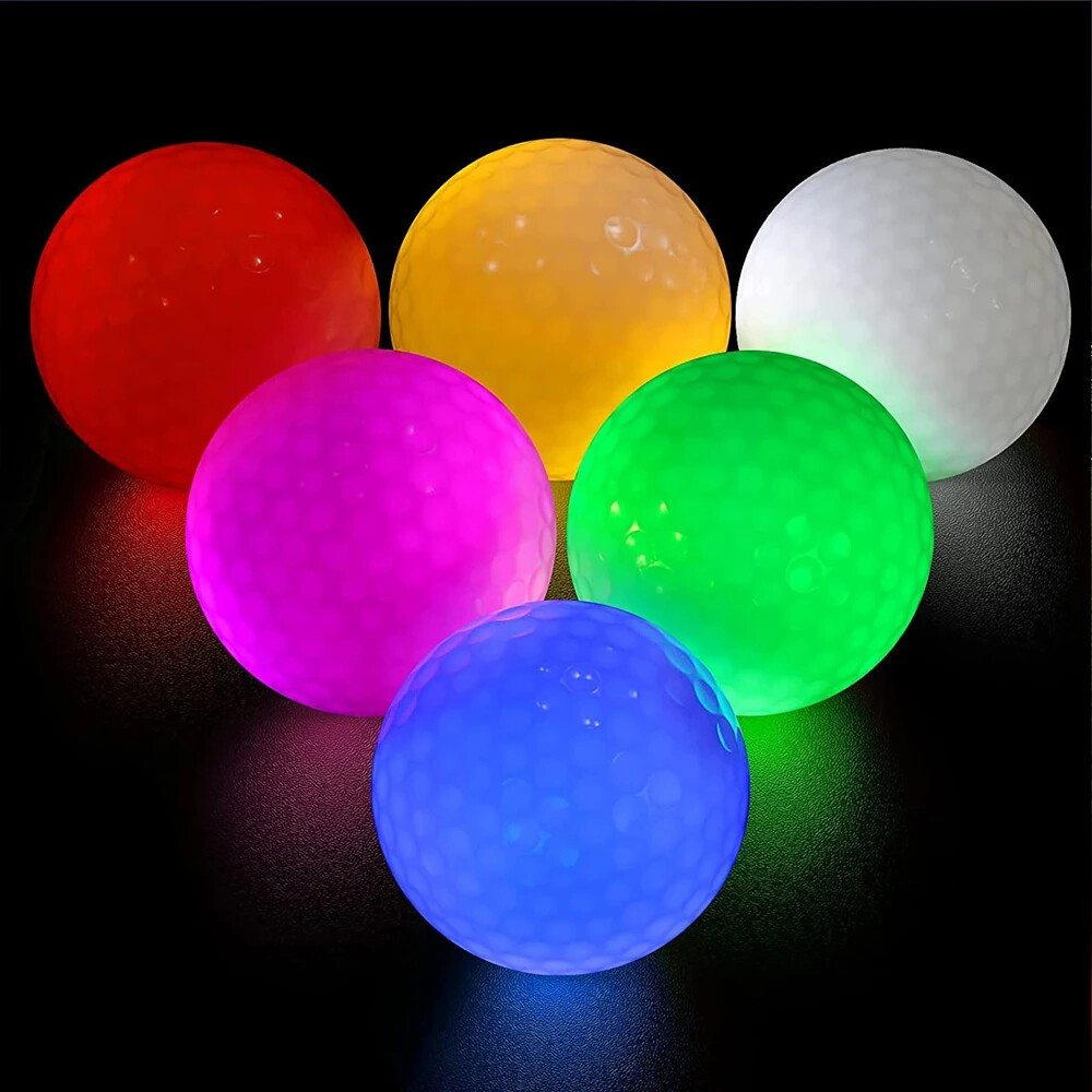 Glow in The Dark Golf Balls,LED Light Up Glow Golf Ball for Night Sports New
