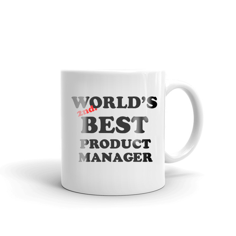World's 2nd Best Product Manager Coffee Tea Ceramic Mug Office Work Cup Gift