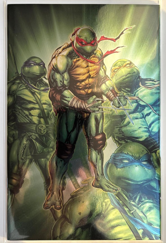 TMNT #1 2024 SDCC Exclusive Foil Virgin Variant Limited 500 Raymond Gay NM/M Condition