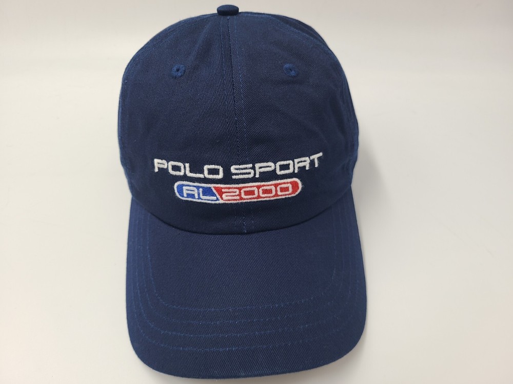 Vintage Polo Sport Ralph Lauren RL 2000 USA Track & Field Adjustable Hat Cap Men