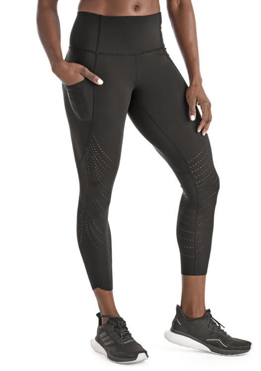 Members Mark Womens High Waist Active Leggings with Pockets Black-image