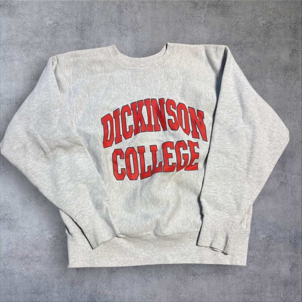Dickinson College Vintage Y2K Gray Hoodie M College Football NCAA University