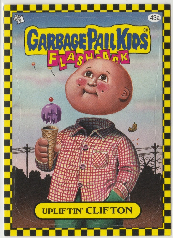 Upliftin Clifton Garbage Pail Kids GPK 2010 Flashback Series 1 FB1 Card #43a