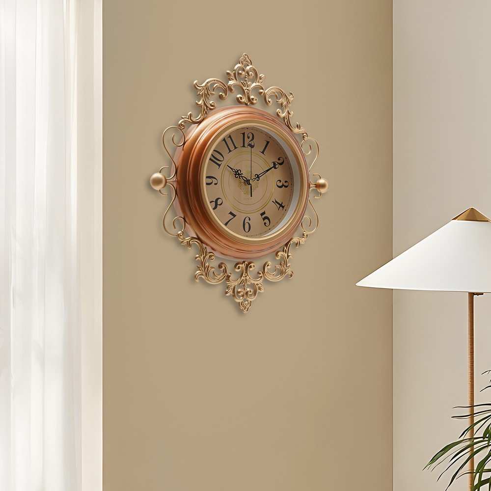 Silent Non-Ticking 16 Inch Battery Operated Wall Clock for Home