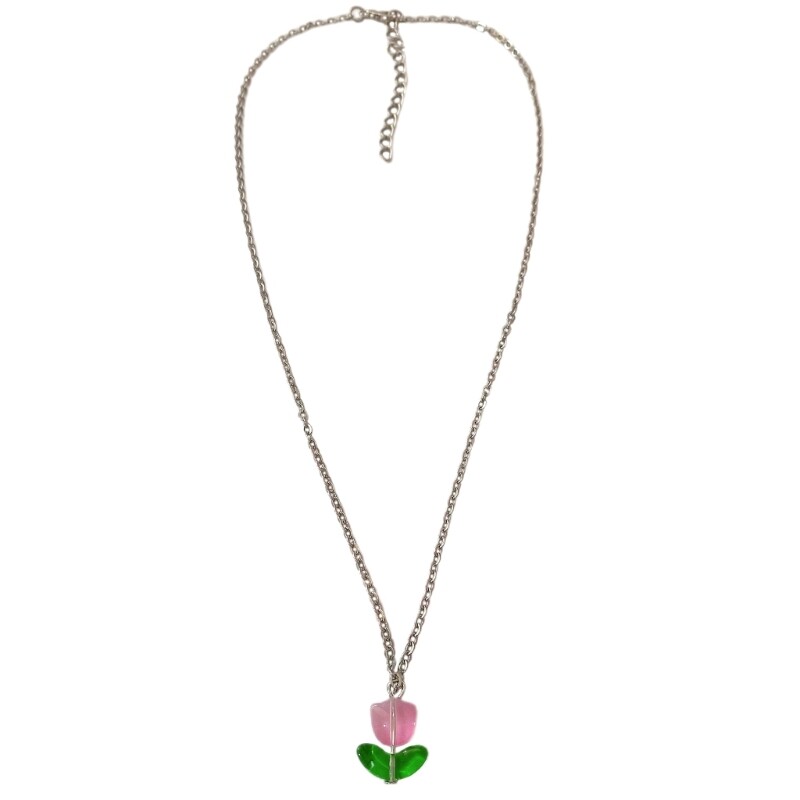 Personalized Flower Necklace Clavicular Chain Gift for Girls