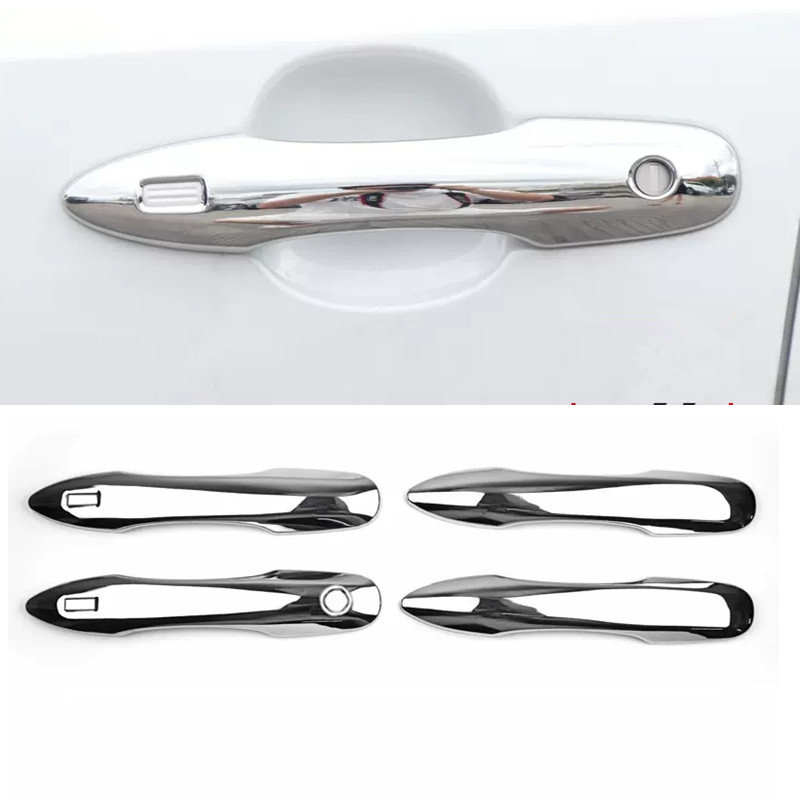 4X ABS Chrome Car door Handle Cover Trim For Toyota Camry 2018-2024
