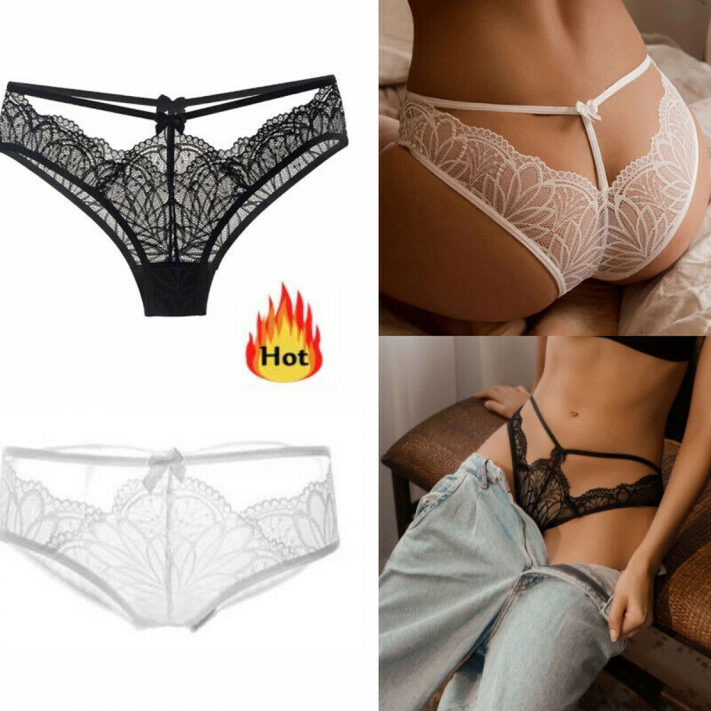 New Women Ladies Sexy French Lace Boyshorts Underwear Panties V-string G-string