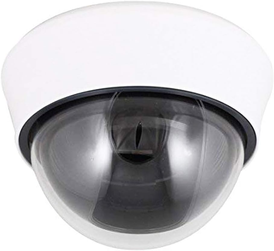 Dome Designed Plastic CCTV CCD Security Camera Cover Black+White