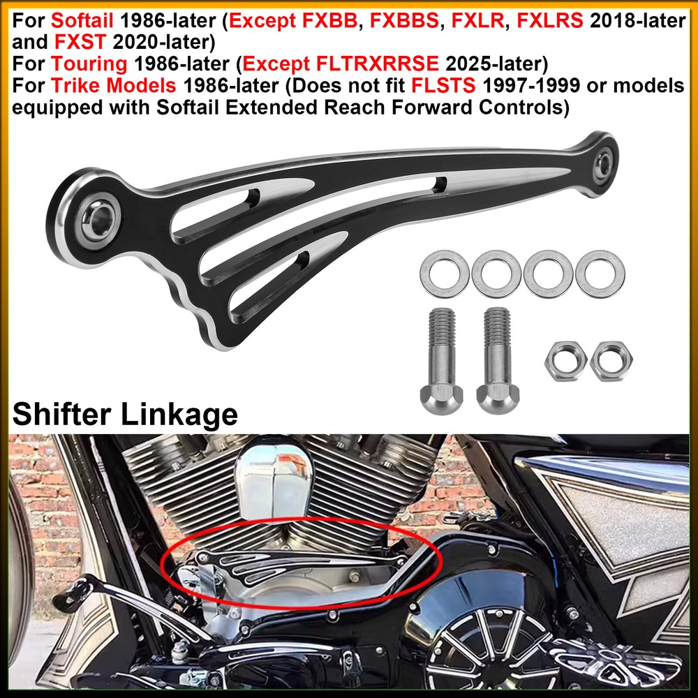 HD Shifter Link Rod for Harley Softail Touring Trike Models