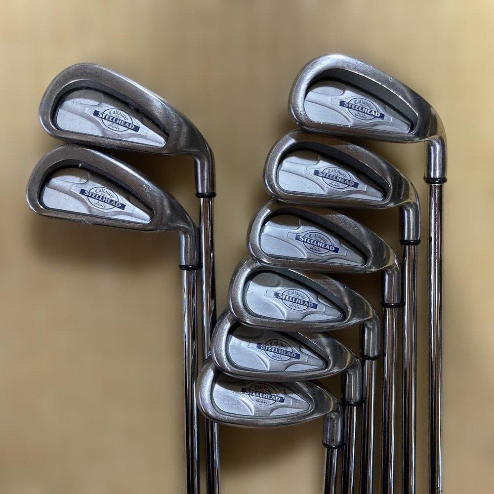 Callaway X14 Steel Head Iron Set 8pcs RH Golf Clubs Used