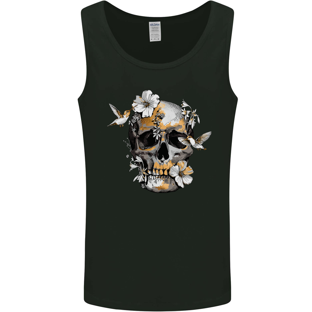 Wildlife Spring Skull Mens Vest Tank Top
