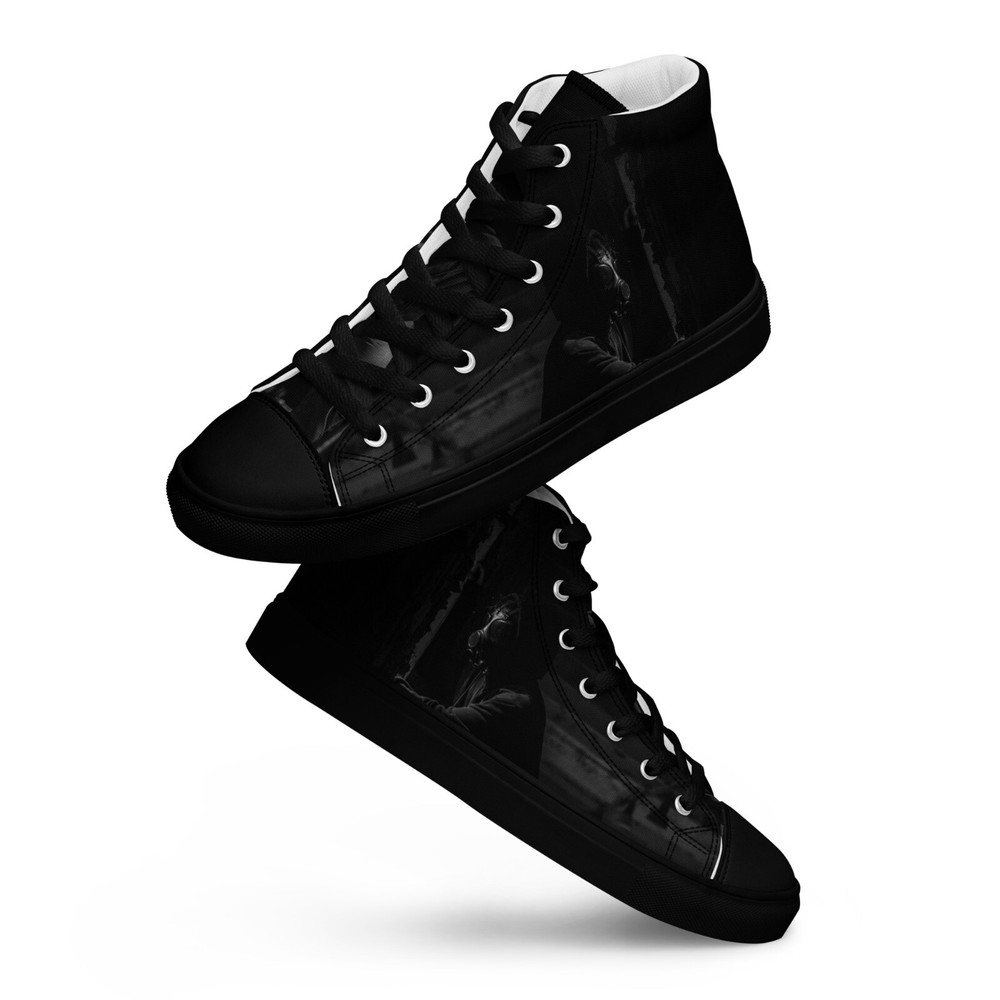 Drago Fighter Mens High Top Canvas Sneakers Trendy All-Season UVelsi Design  