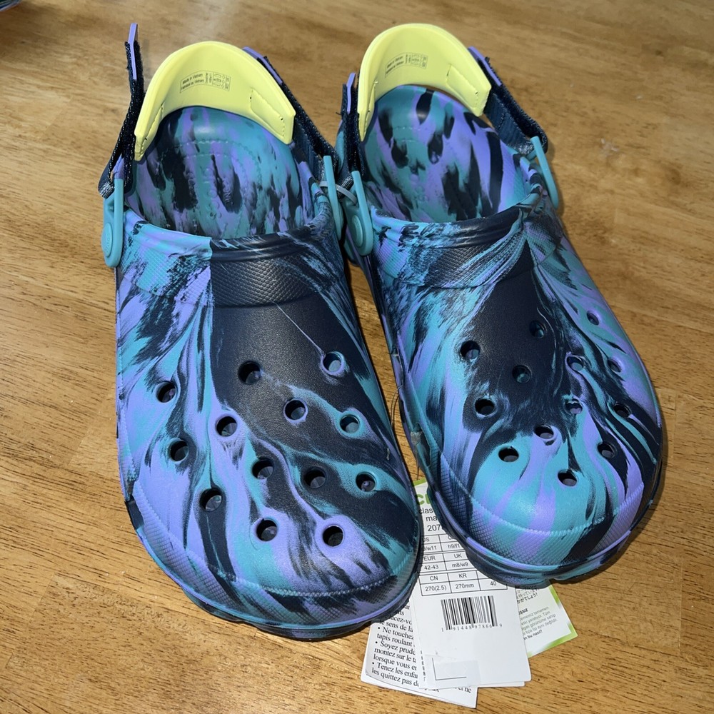 Crocs Classic All Terrain Marbled Clog Men's Size 9 Women’s Size 11